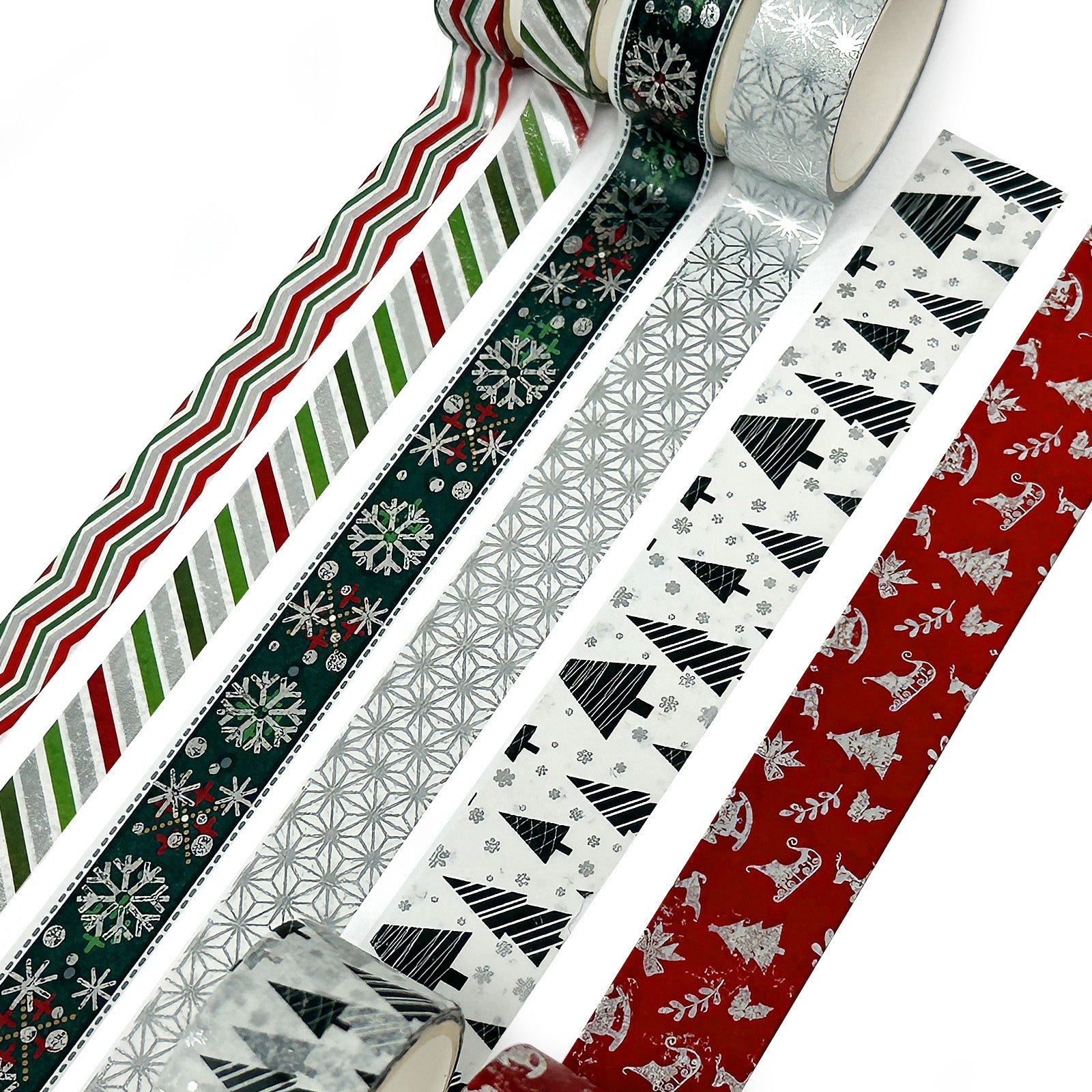 Wrapables Winter Season Washi Set for Arts & Crafts, Scrapbooking, Stationery, Diary