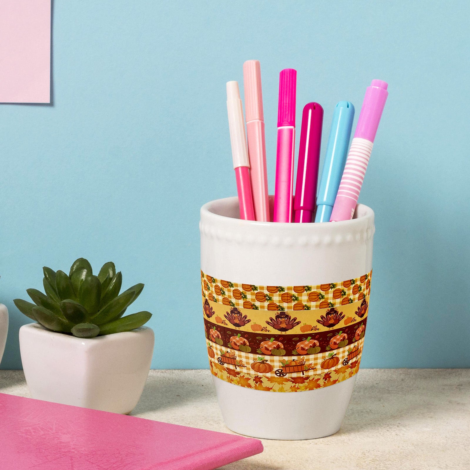 Wrapables Decorative Washi Tape for Scrapbooking, Stationery, Diary, Card Making
