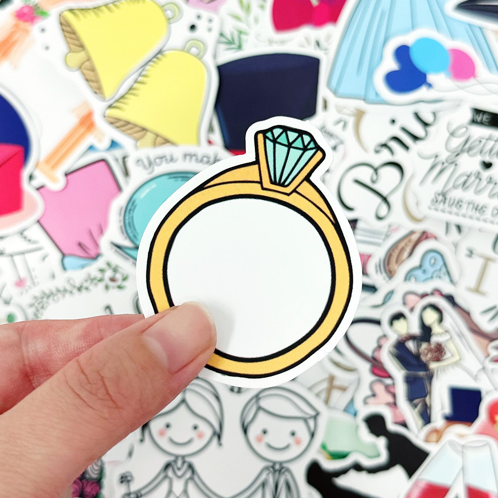 Wrapables Waterproof Vinyl Stickers for Water Bottles, Laptop, Phones, Skateboards, Decals for Teens