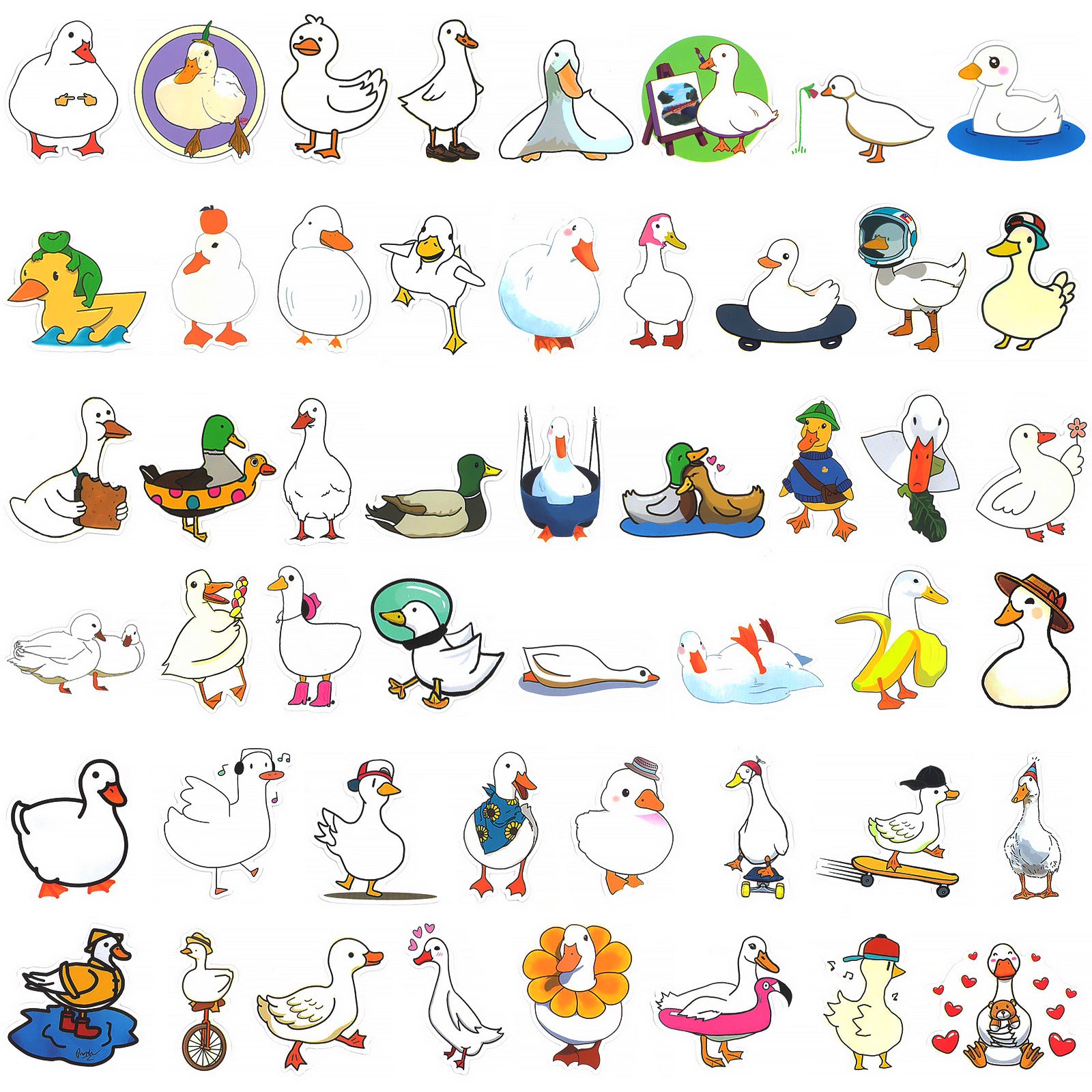 Wrapables Waterproof Vinyl Stickers for Water Bottles, Laptop, Phones, Skateboards, Decals for Teens