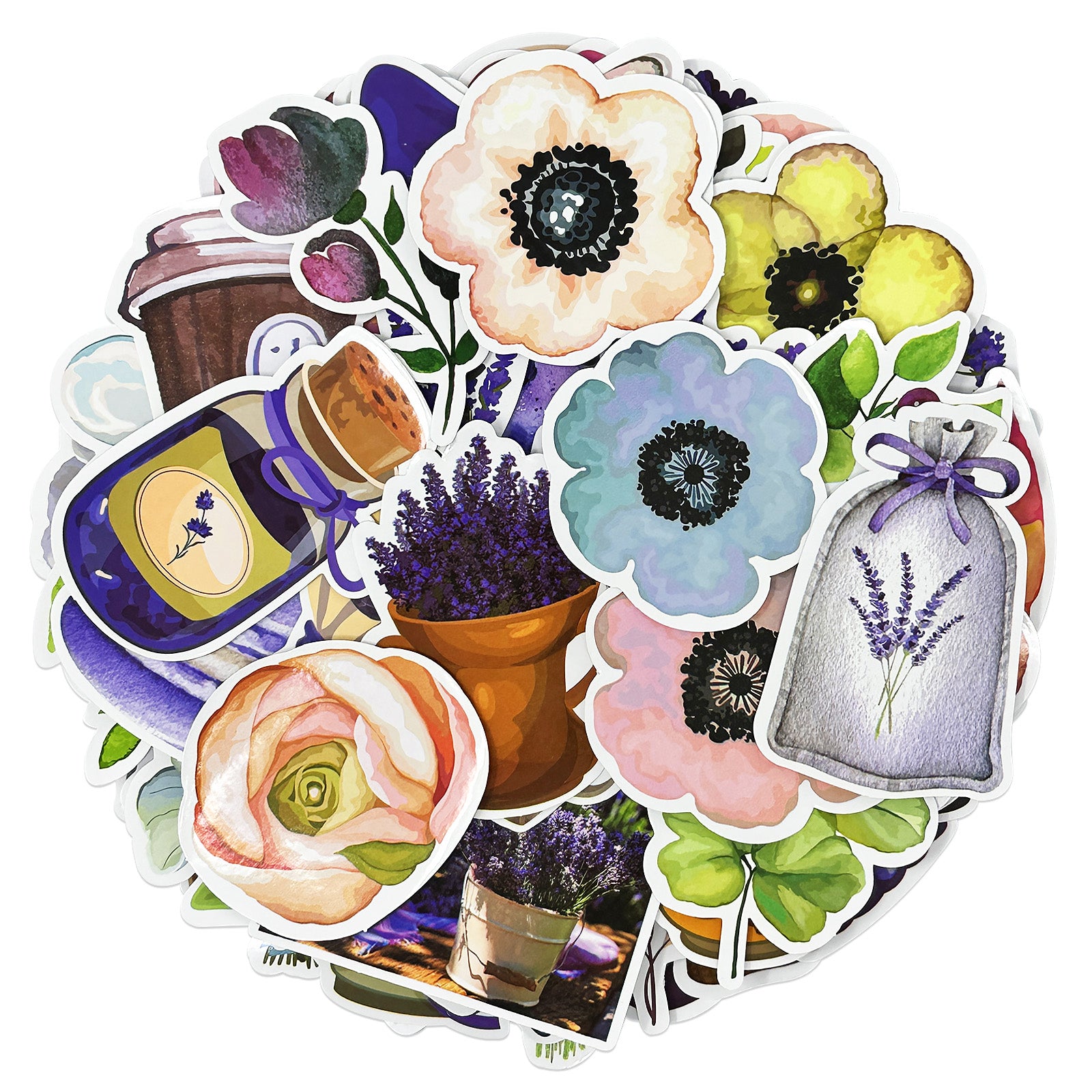 Wrapables Waterproof Vinyl Stickers for Water Bottles, Laptop, Phones, Skateboards, Decals for Teens