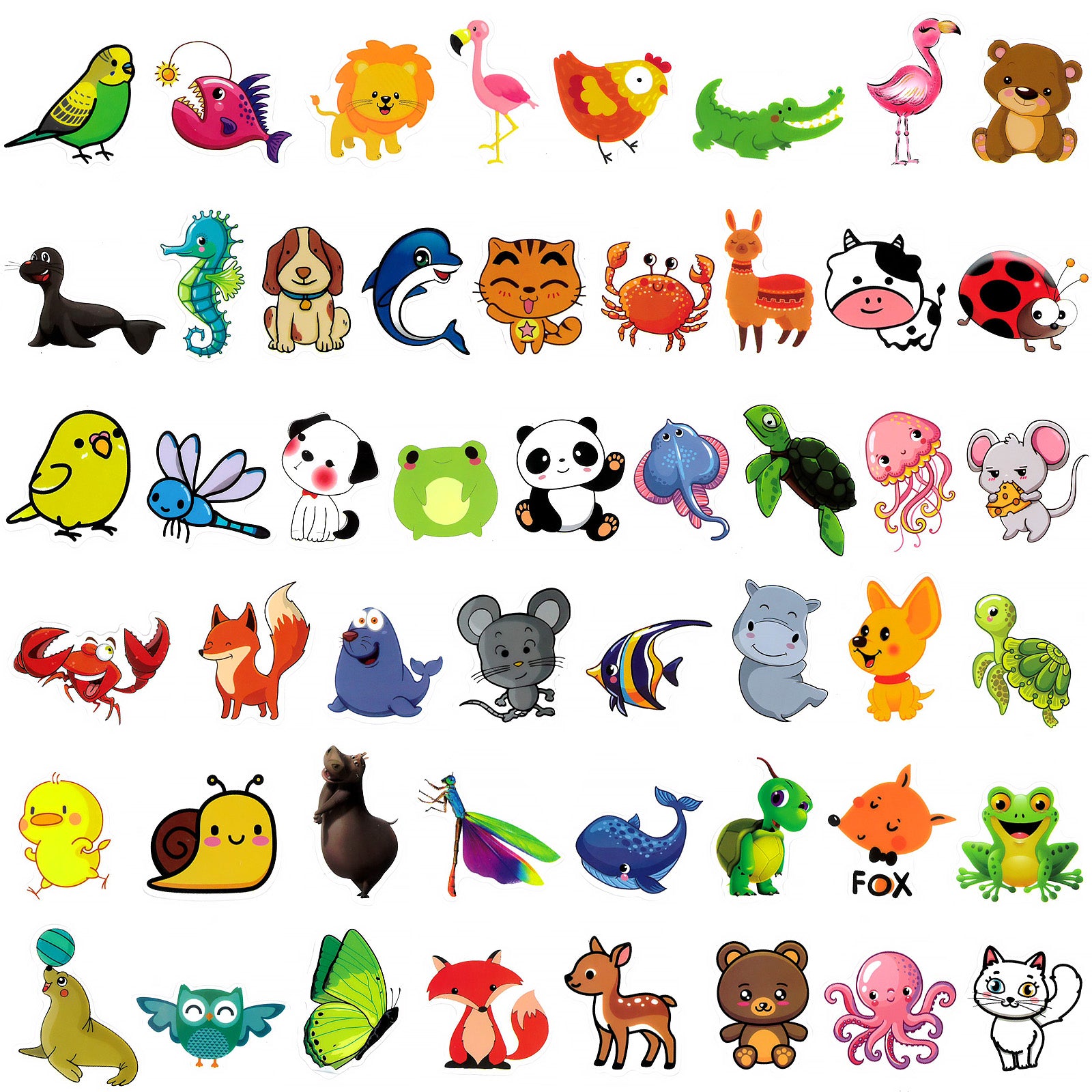 Wrapables Waterproof Vinyl Stickers for Water Bottles, Laptop, Phones, Skateboards, Decals for Teens
