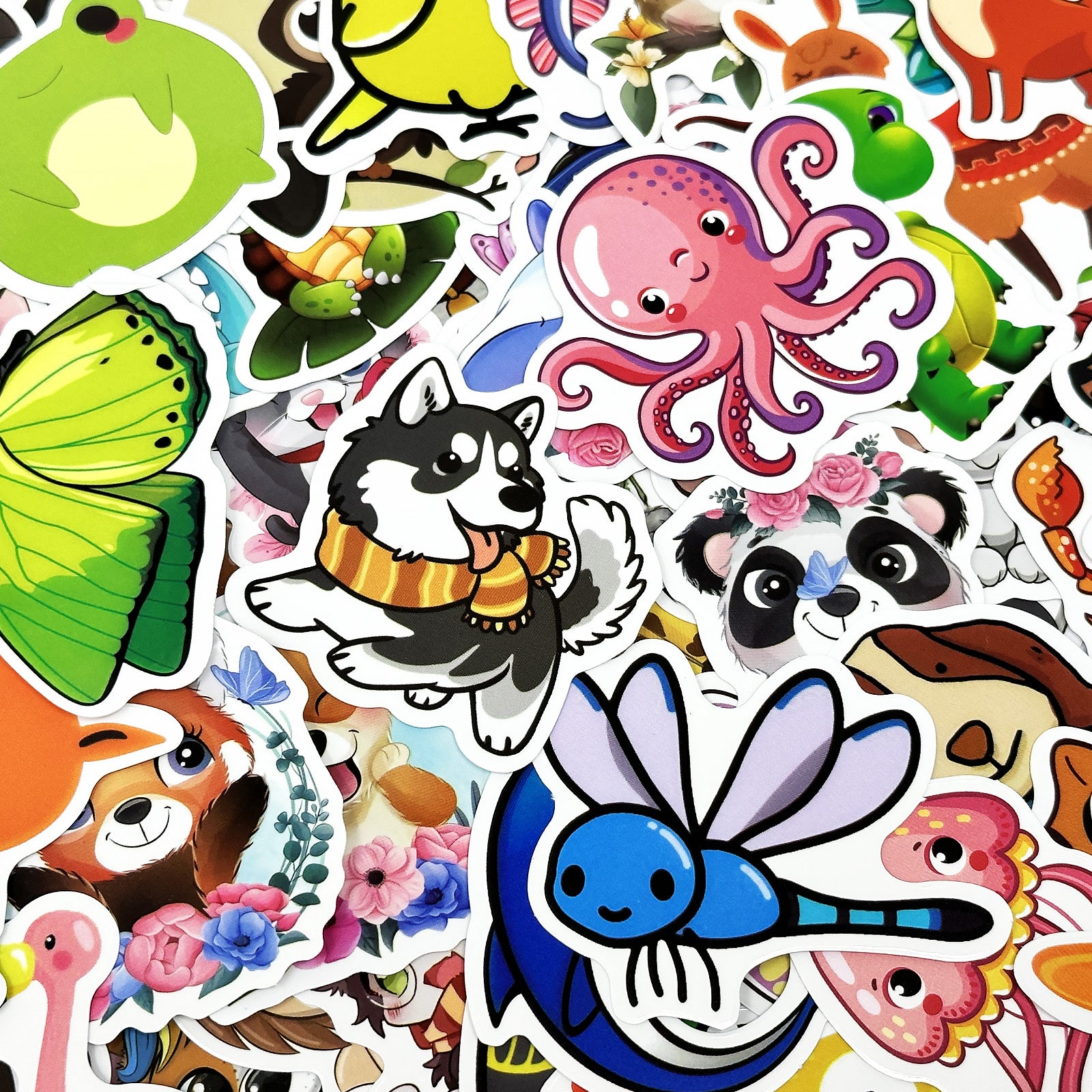 Wrapables Waterproof Vinyl Stickers for Water Bottles, Laptop, Phones, Skateboards, Decals for Teens