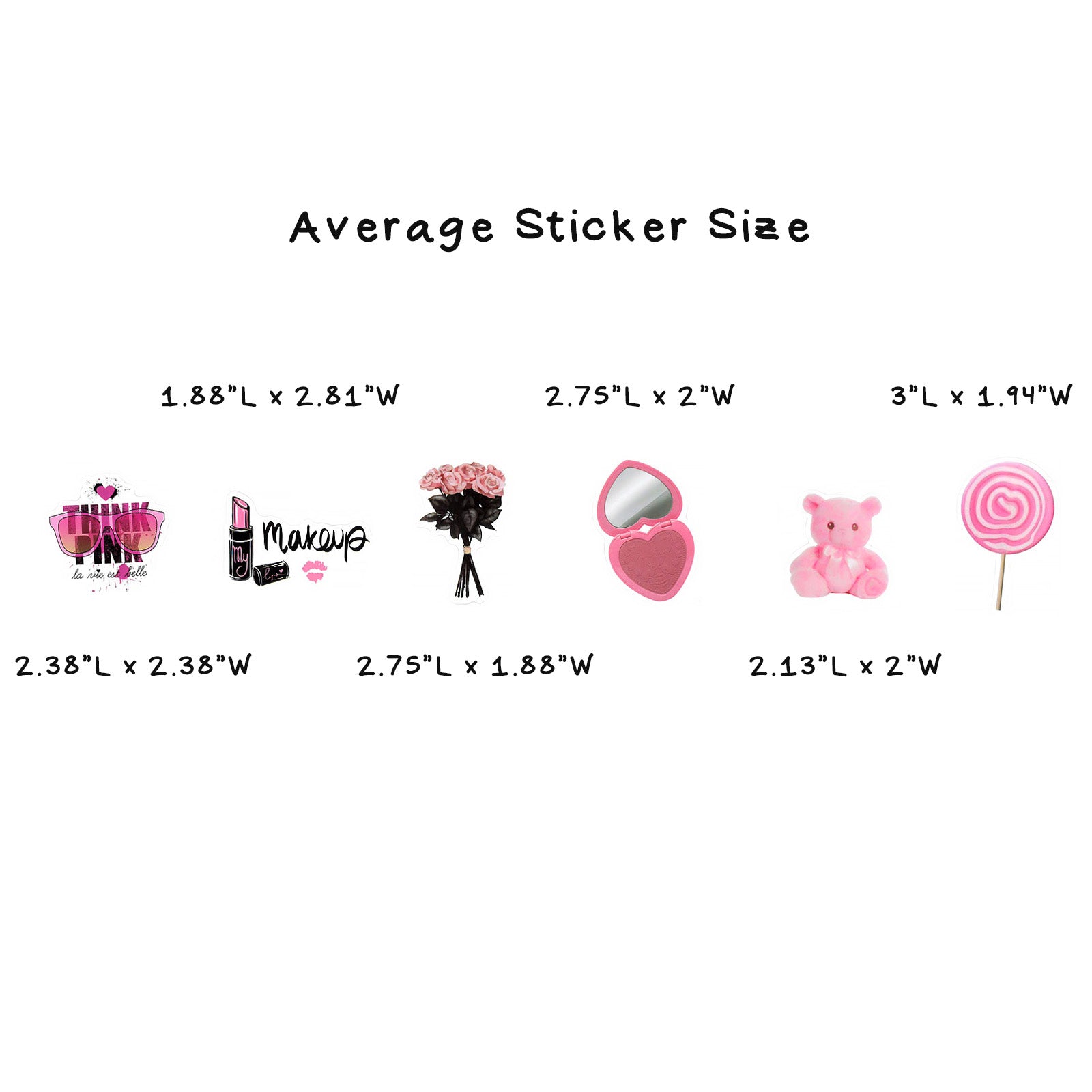 Wrapables Waterproof Vinyl Stickers for Water Bottles, Laptop, Phones, Skateboards, Decals for Teens