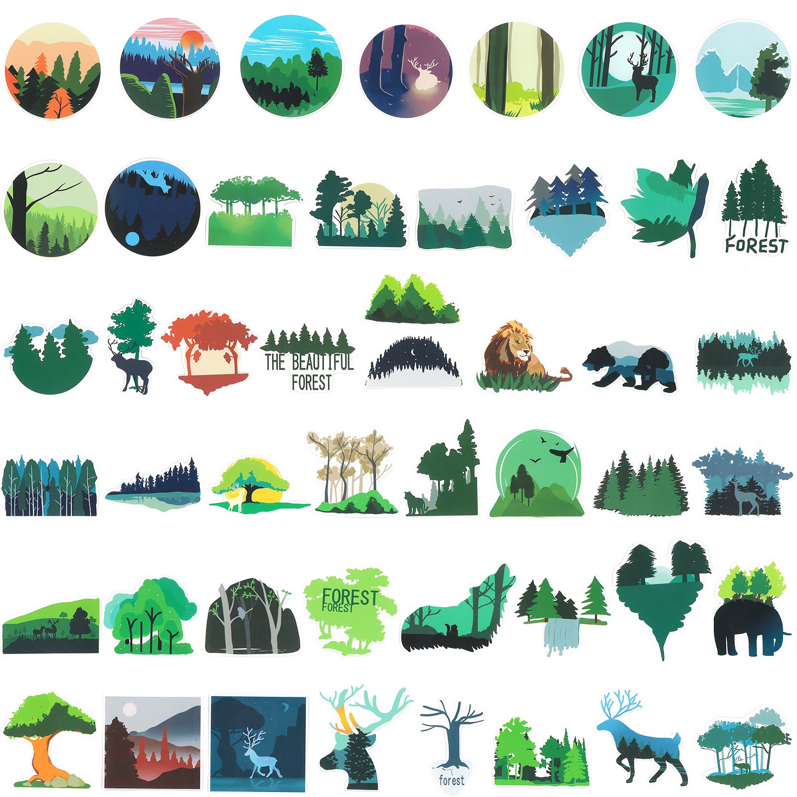 Wrapables Waterproof Vinyl Stickers for Water Bottles, Laptop, Phones, Skateboards, Decals for Teens