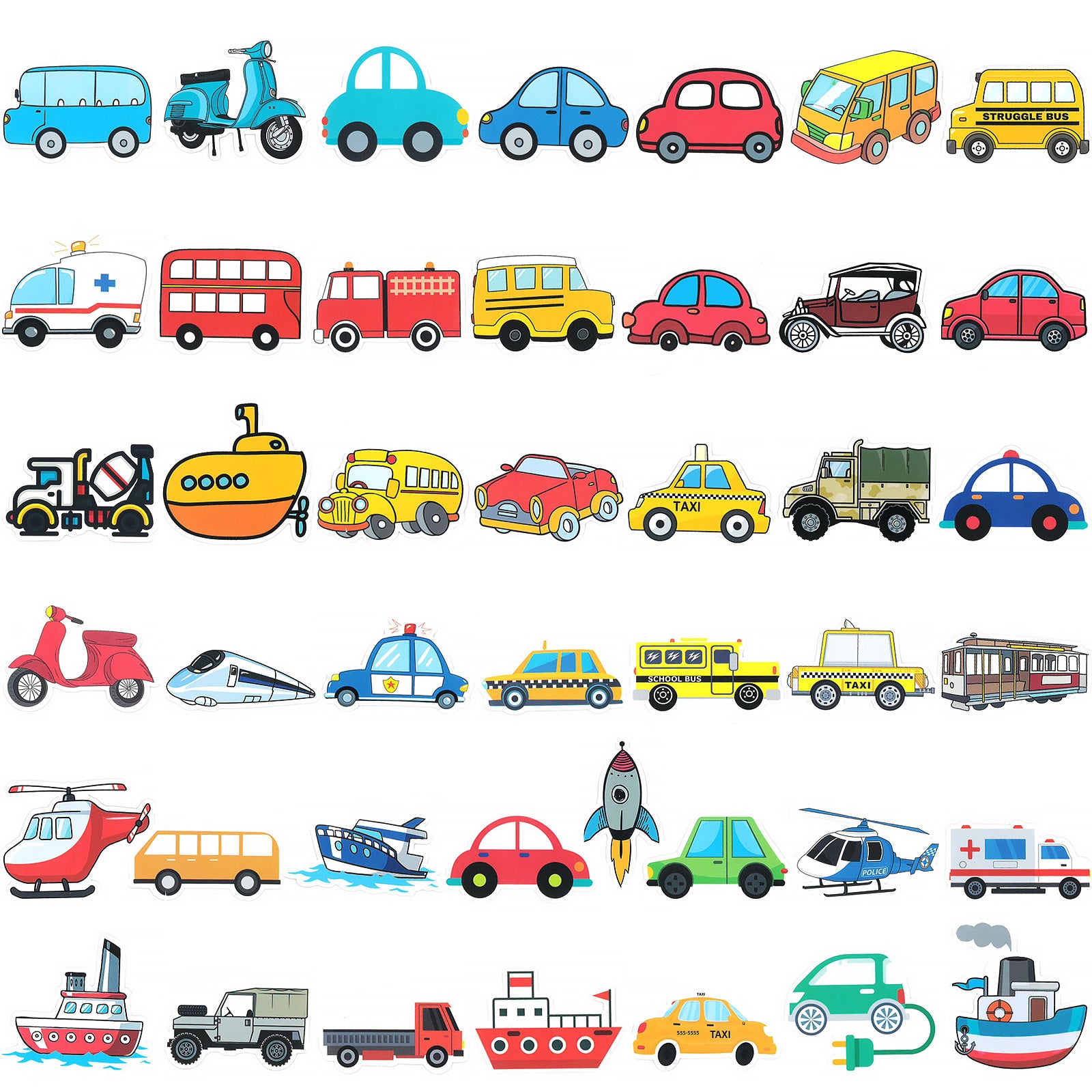 Wrapables Waterproof Vinyl Stickers for Water Bottles, Laptop, Phones, Skateboards, Decals for Teens