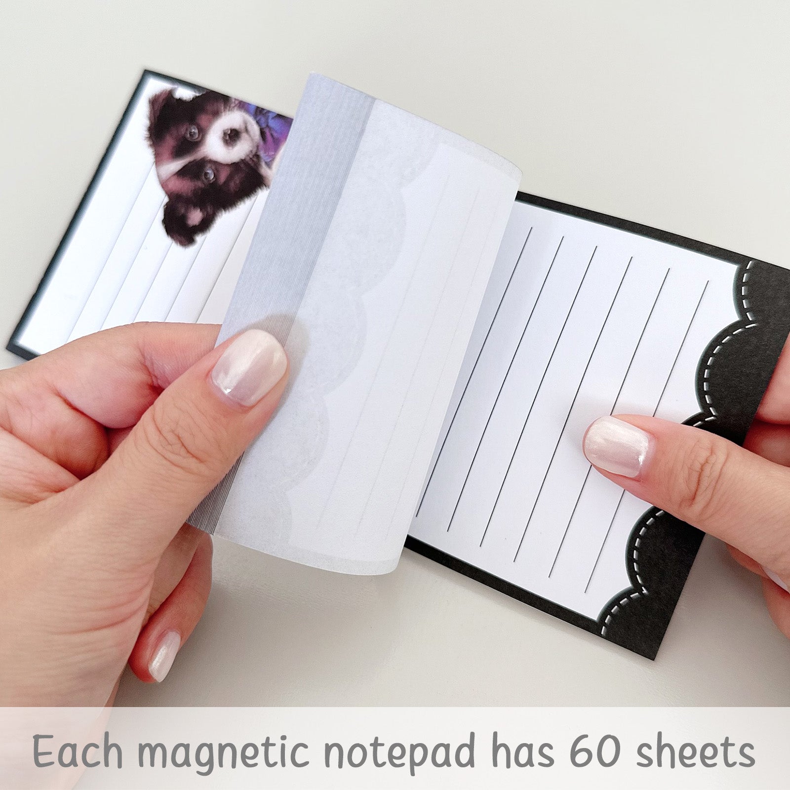 Wrapables Magnetic Notepads for Refrigerator, To-Do lists, Grocery Shopping, Memo, Reminders (Set of 3)