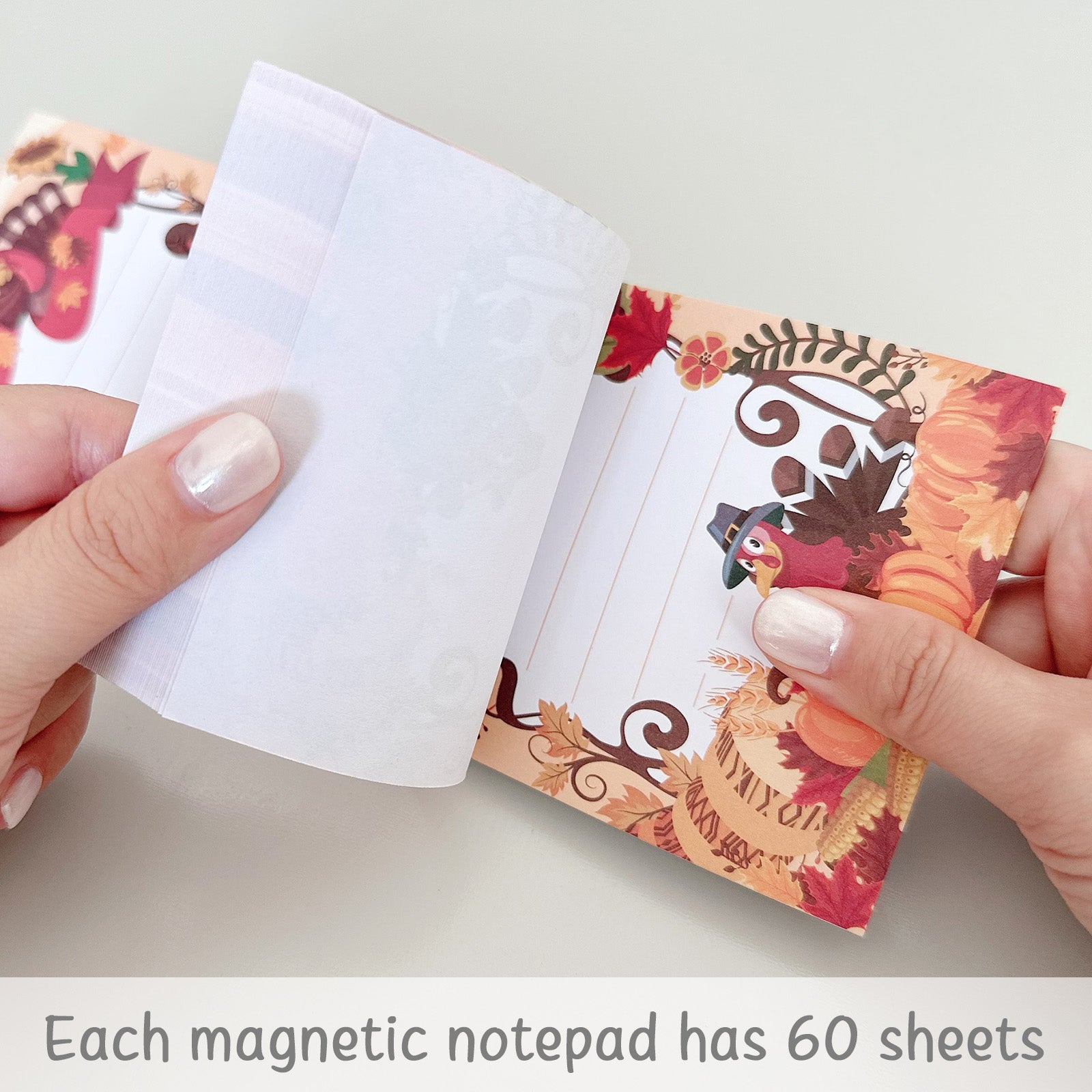 Wrapables Magnetic Notepads for Refrigerator, To-Do lists, Grocery Shopping, Memo, Reminders (Set of 3)