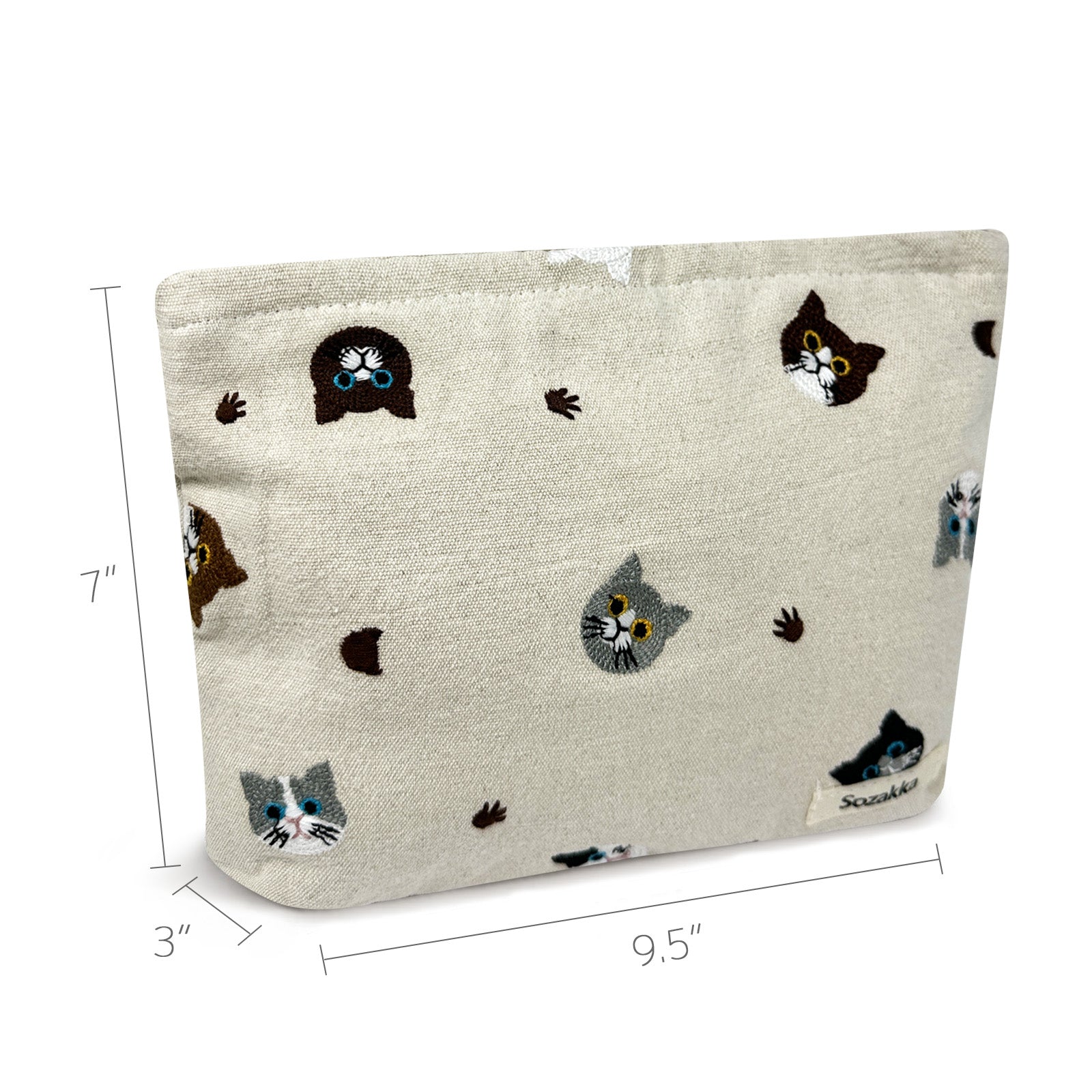 Wrapables Cosmetic Pouch, Makeup and Toiletry Travel Bag