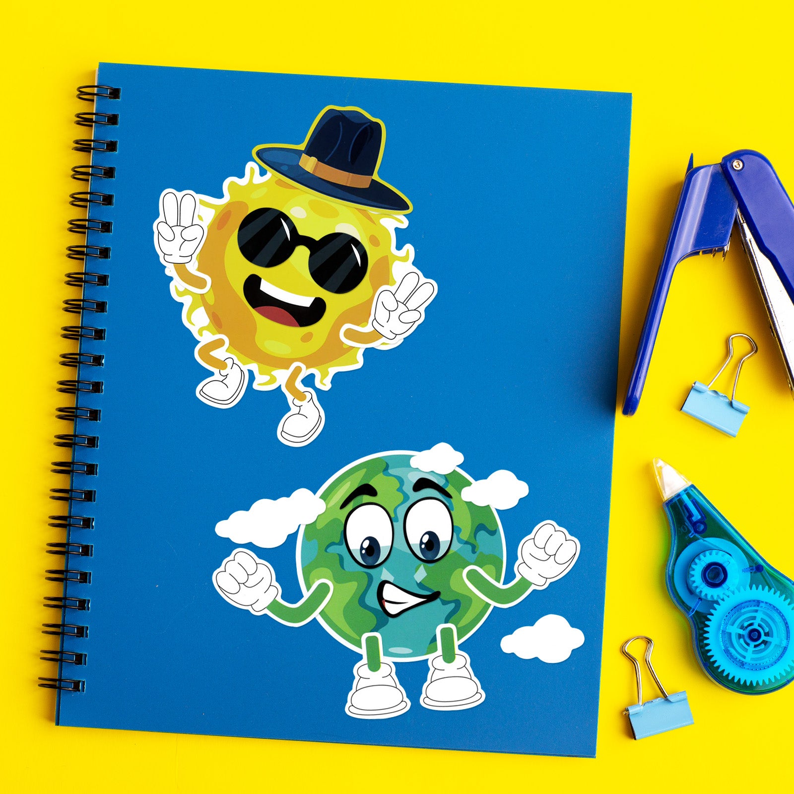 Wrapables Make Your Own Sticker Sheets, DIY Make a Face Animal, Food, Party Favor Stickers (24 Sheets)