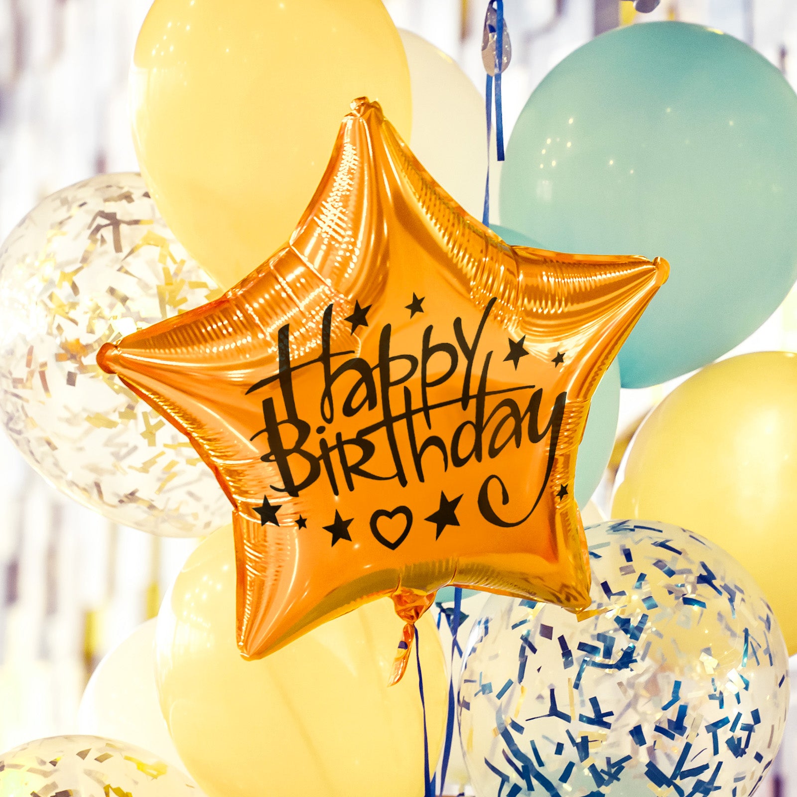 Wrapables Bobo Balloon Stickers, DIY Balloon Decoration Decals for Birthday Parties, Celebrations (Set of 10)