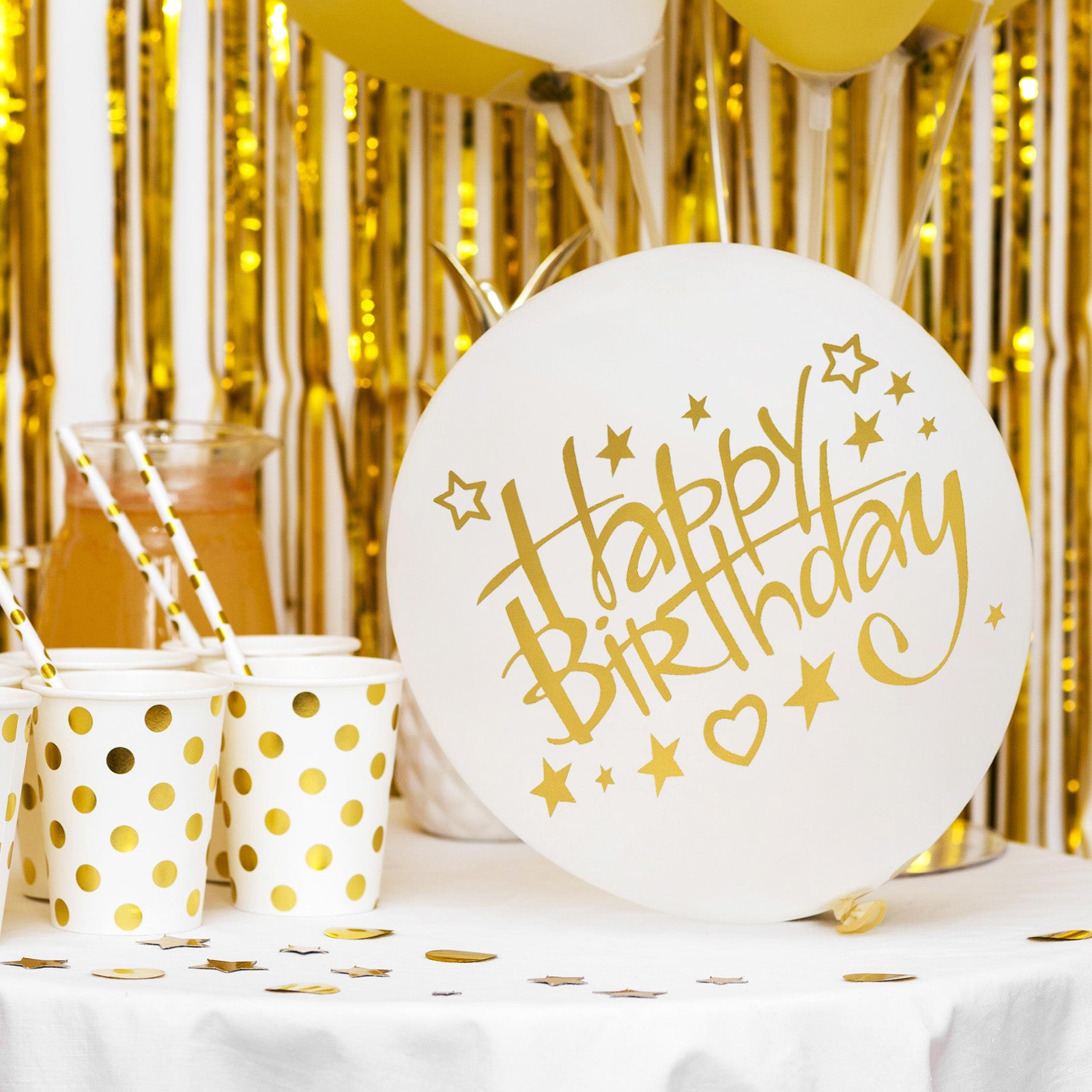 Wrapables Bobo Balloon Stickers, DIY Balloon Decoration Decals for Birthday Parties, Celebrations (Set of 10)