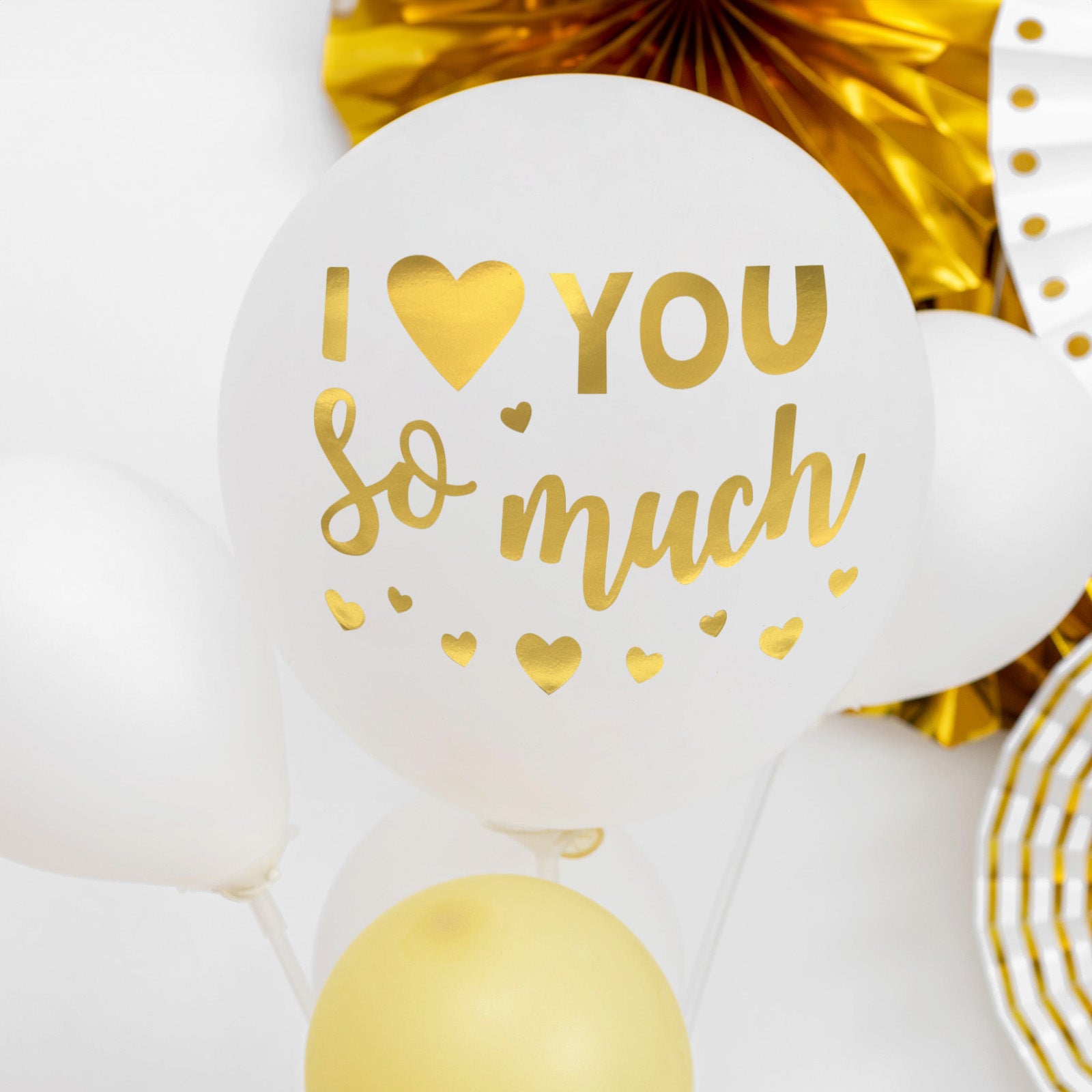 Wrapables Bobo Balloon Stickers, DIY Balloon Decoration Decals for Birthday Parties, Celebrations (Set of 10)