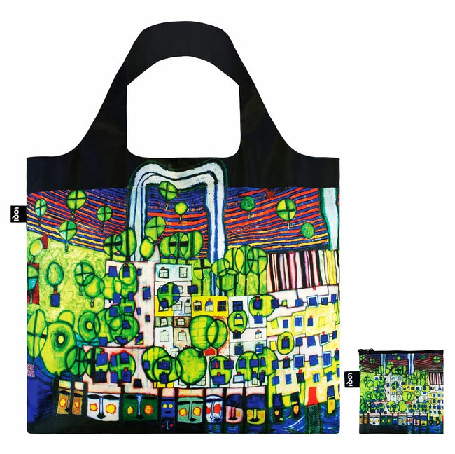 LOQI Museum Friedensreich Hundertwasser's 839 The Third Skin Reusable Shopping Bag