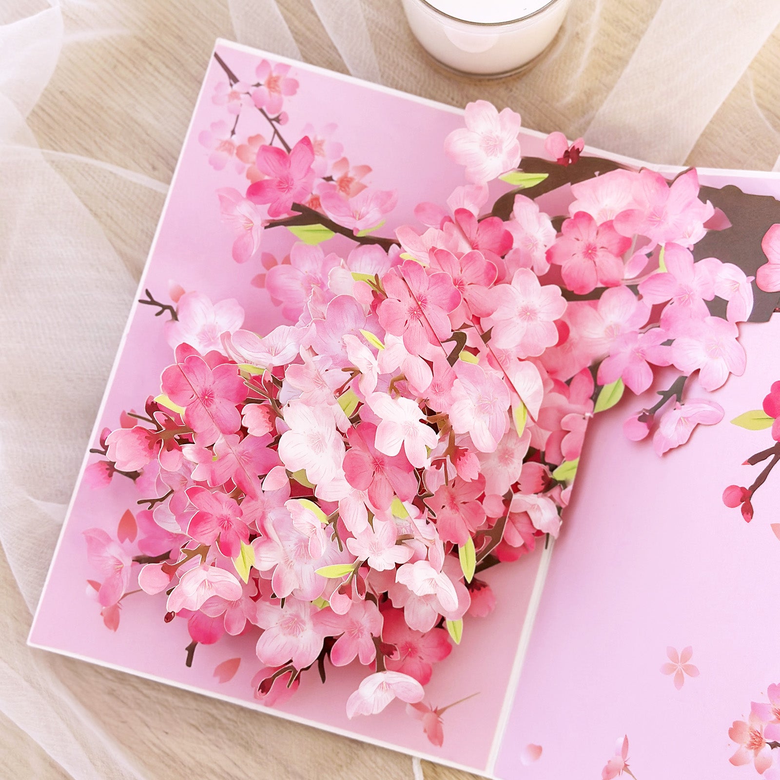 Wrapables 3D Pop Up Floral Greeting Card, Flower Bouquet Card for Mother's Day, Birthday, Anniversary, All Occasions