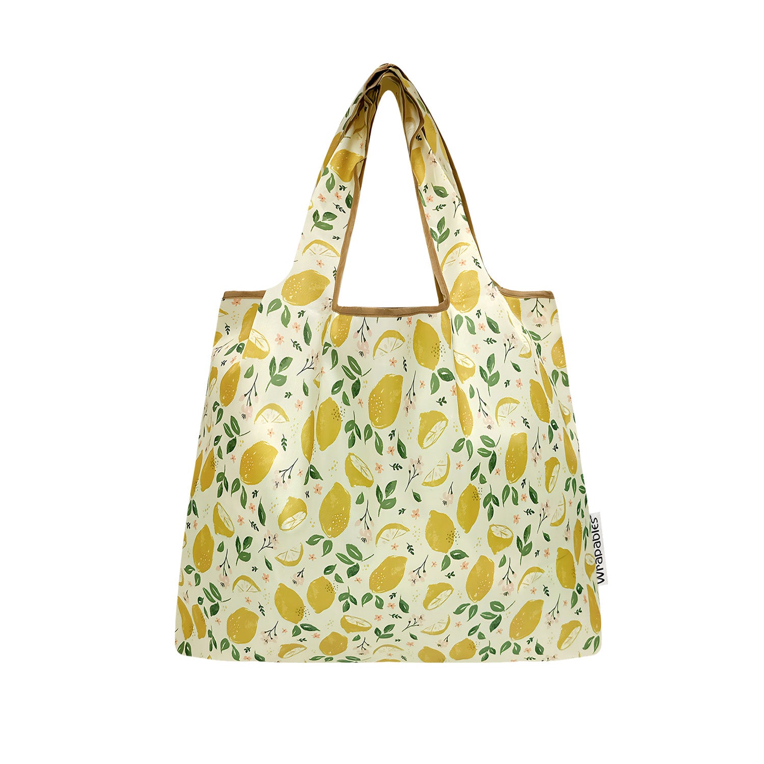 Wrapables Medium Foldable Tote Nylon Reusable Grocery Bags, Set of 2