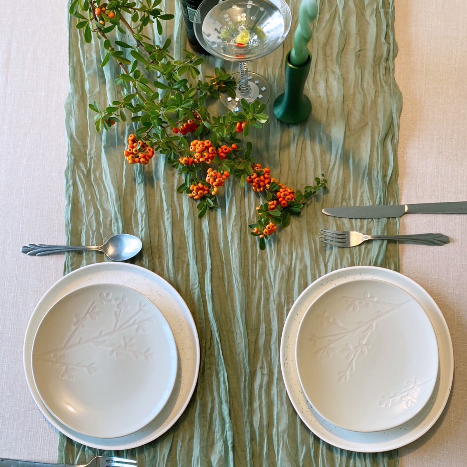 Wrapables 10Ft Bohemian Cheesecloth Gauze Table Runner