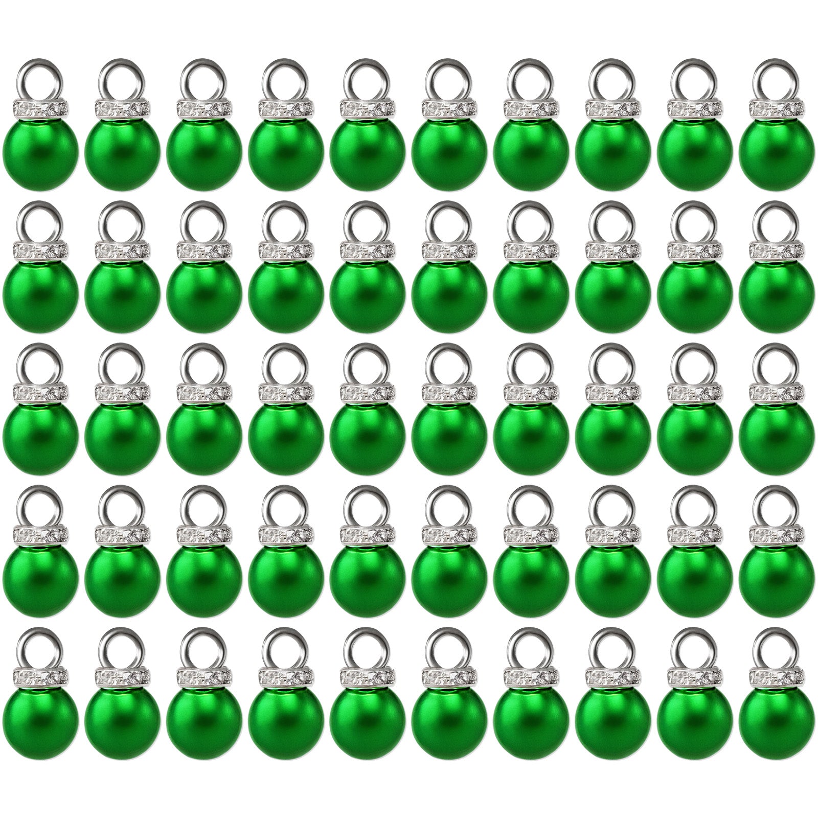 Wrapables 10mm Jewelry Making Faux Imitation Pearls 50pcs