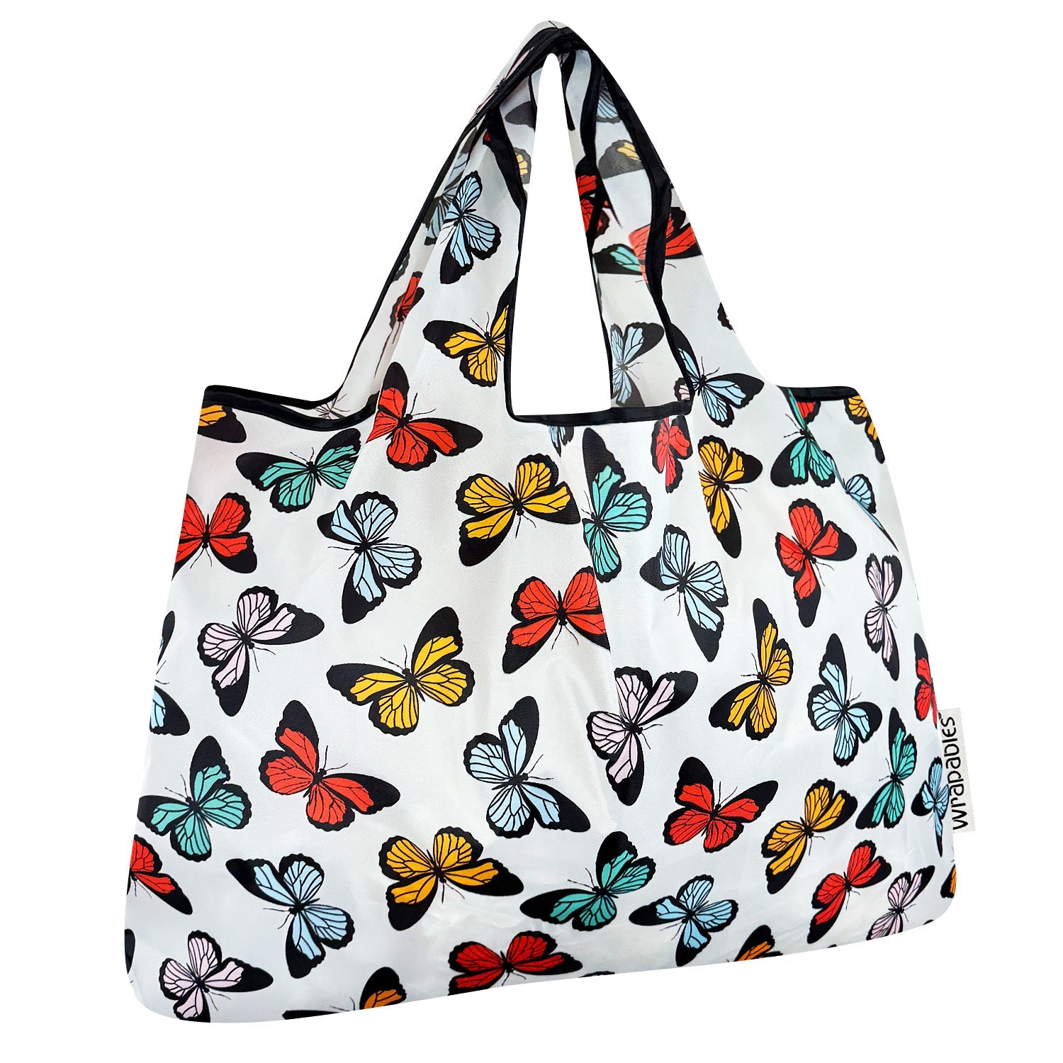 Wrapables Large Foldable Tote Nylon Reusable Grocery Bags