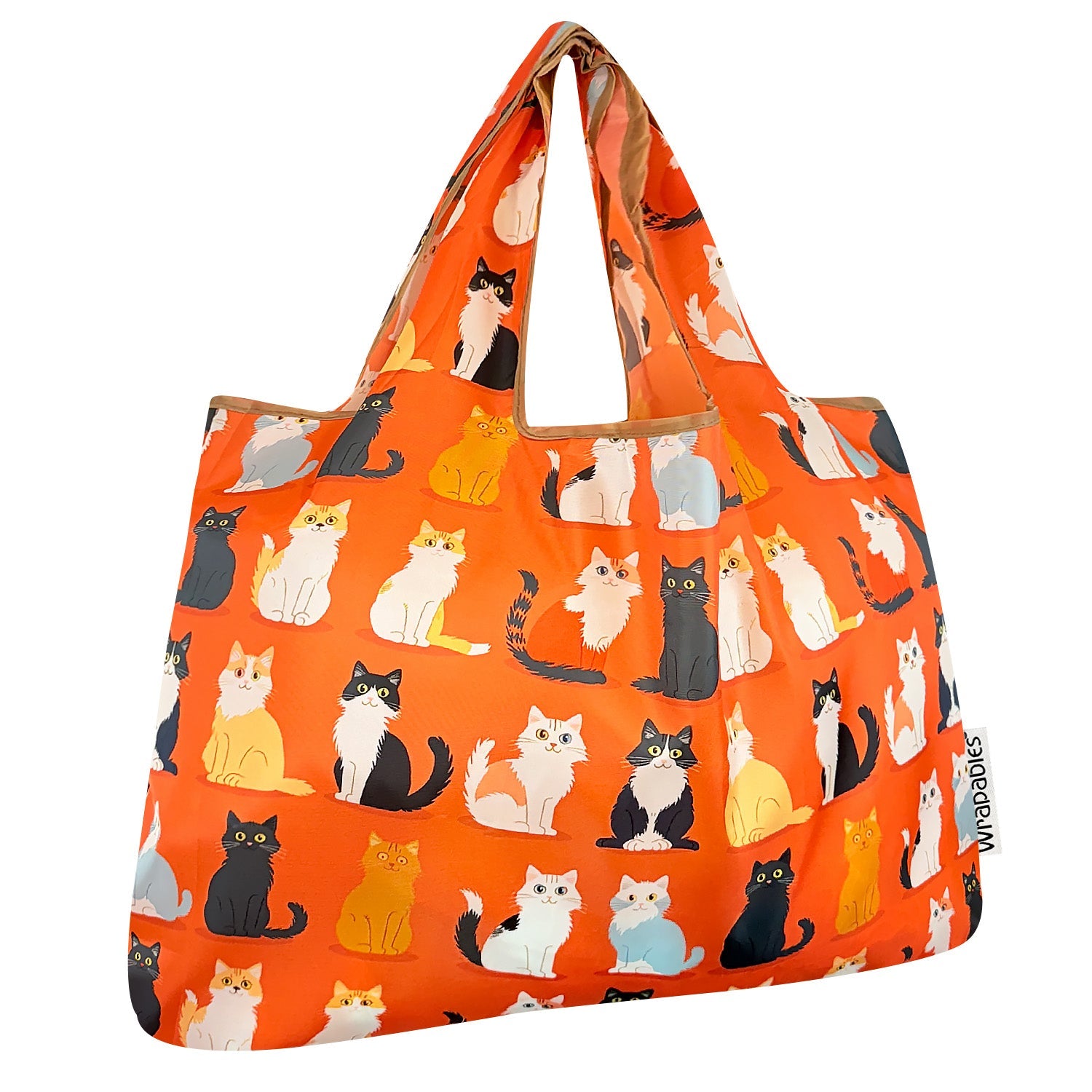 Wrapables Large Foldable Tote Nylon Reusable Grocery Bags