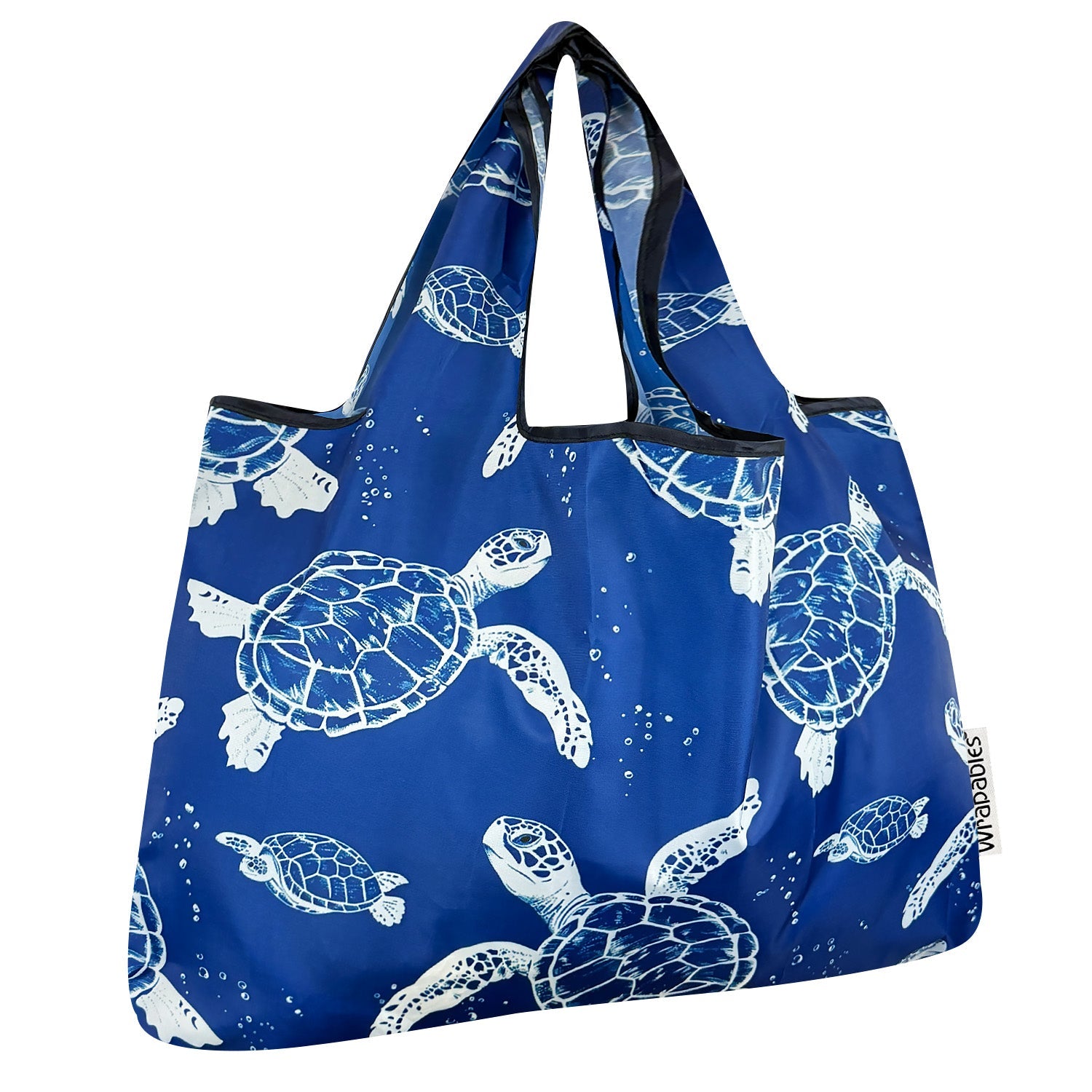 Wrapables Large Foldable Tote Nylon Reusable Grocery Bags