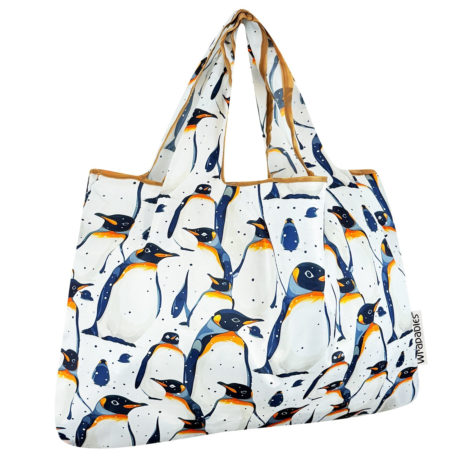 Wrapables Large Foldable Tote Nylon Reusable Grocery Bags