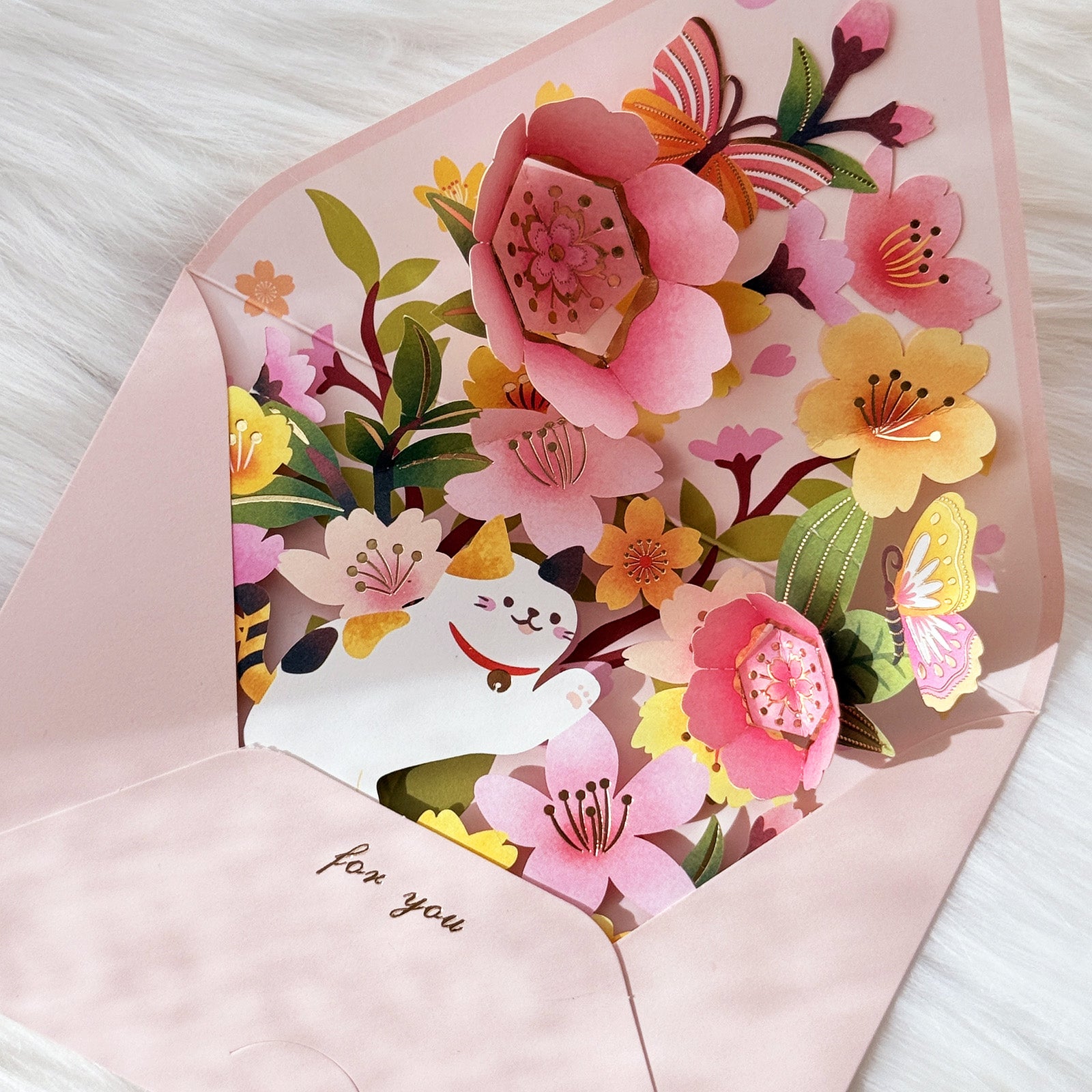 Wrapables 3D Pop Up Floral Greeting Card, Flower Bouquet Card for Mother's Day, Birthday, Anniversary, All Occasions, (Set of 2) Floral Bloom