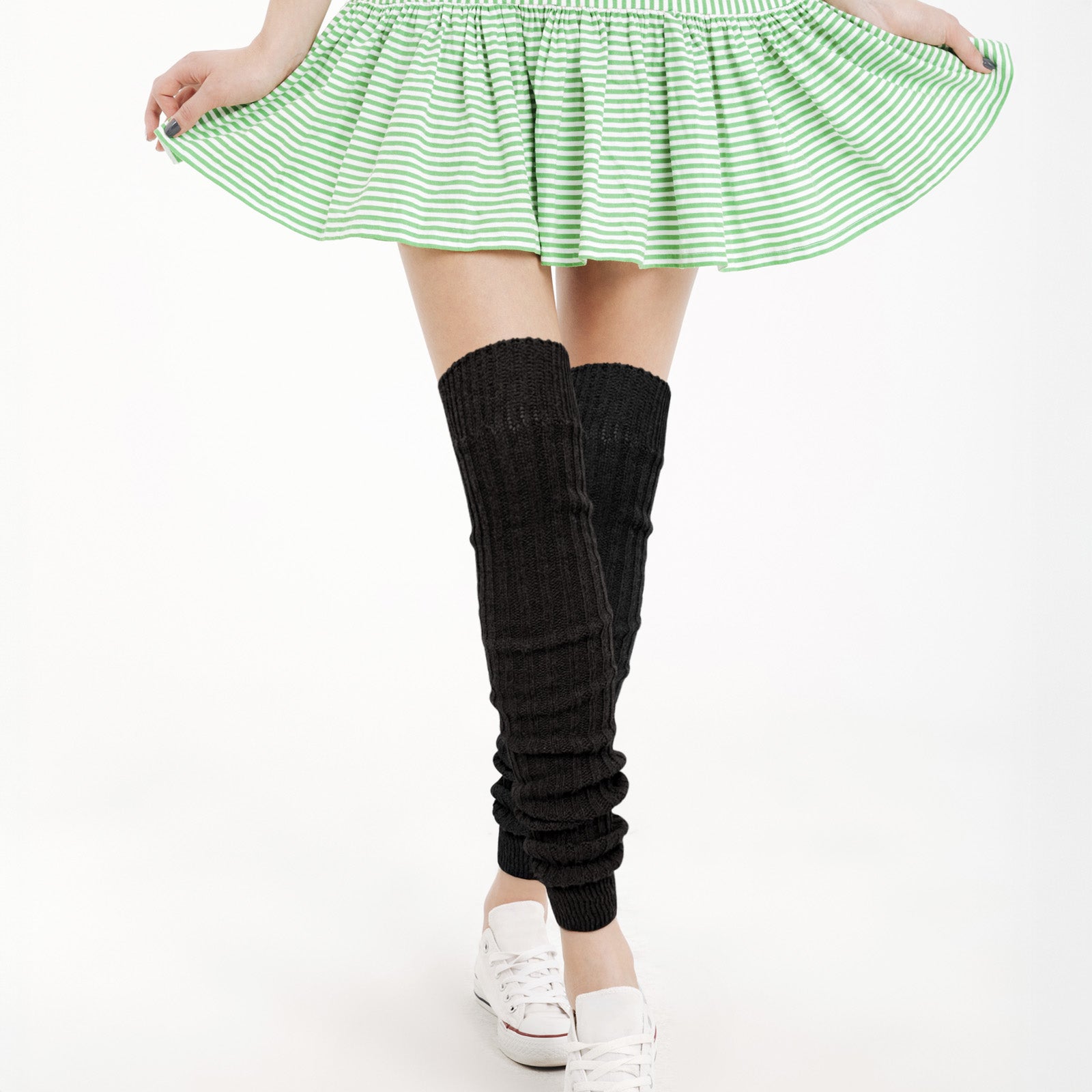 Wrapables Over The Knee Long Wool Blend Leg Warmers