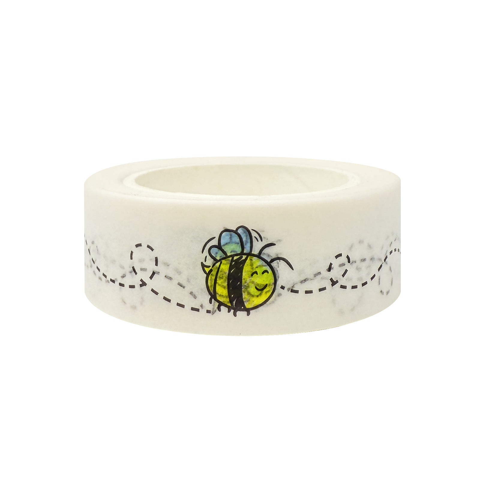 Wrapables Washi Masking Tape, 15mm x 10M, Buzzing Bees