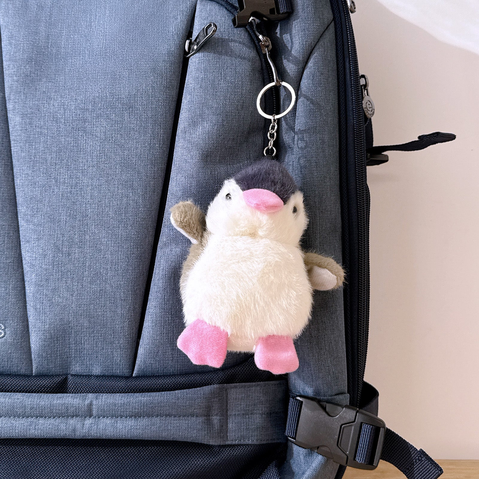 Wrapables Cute Plush Keychain Pendant Charm for Bag, Penguin