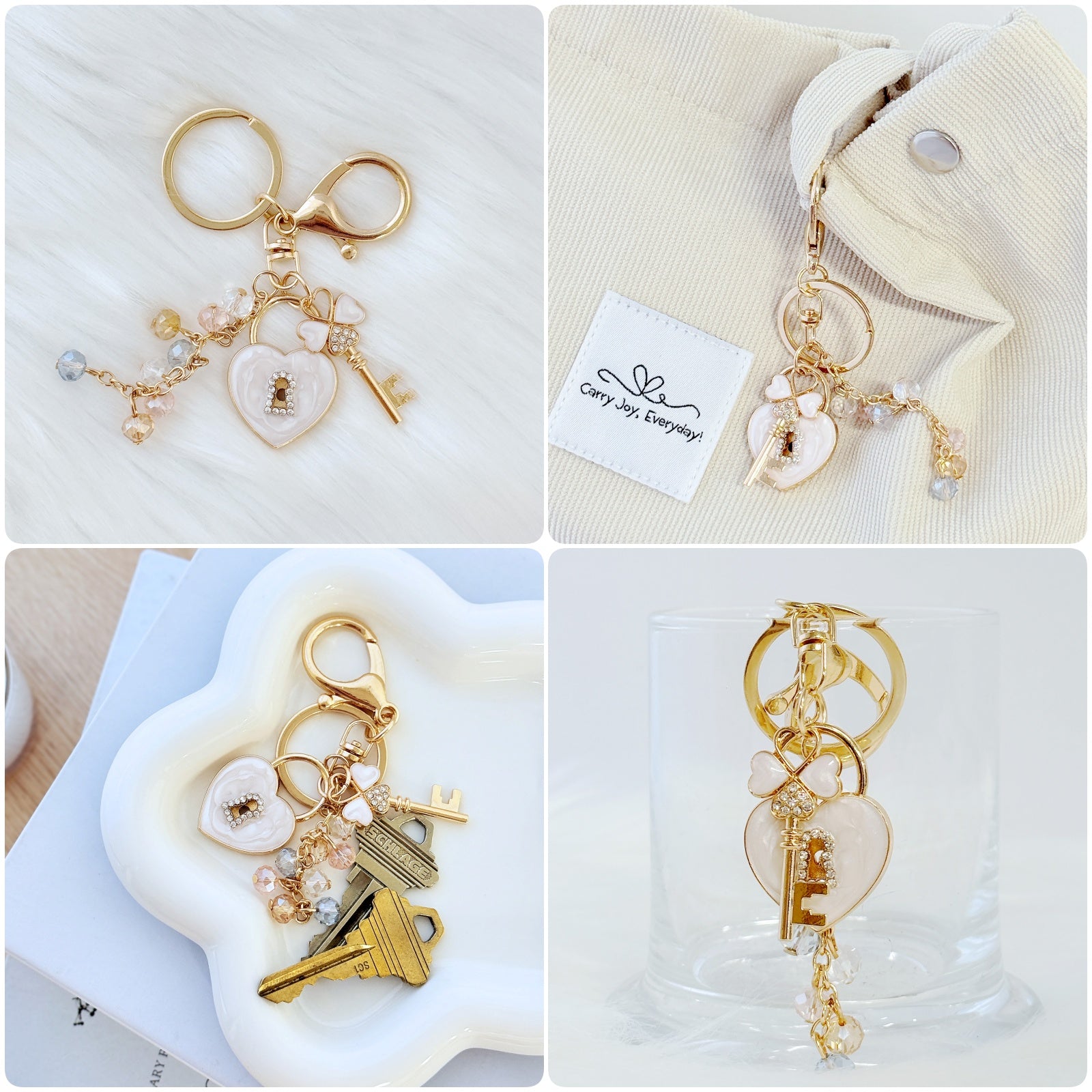 Wrapables Novelty Keychain and Bag Charm for Purse Handbag Backpack