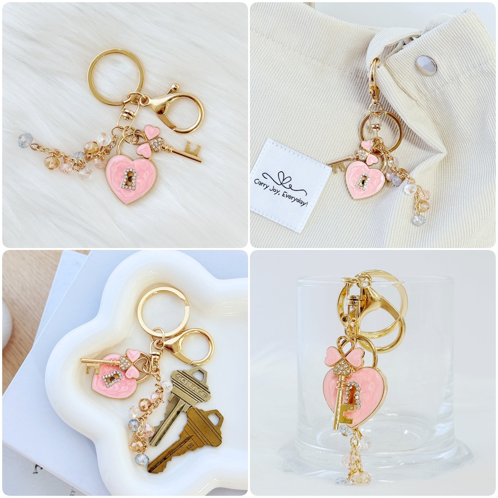 Wrapables Novelty Keychain and Bag Charm for Purse Handbag Backpack