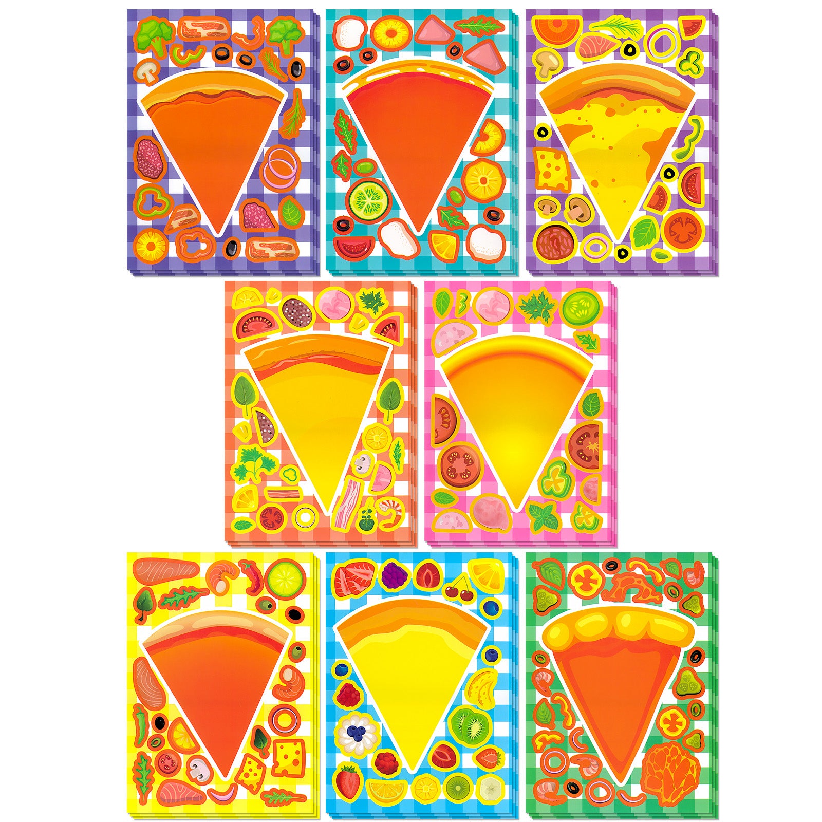 Wrapables Make a Face Stickers, Make Your Own Animal, Food, Dress-Up Stickers, DIY Craft Activities, Party Favors