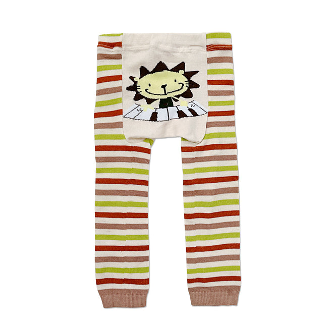 Wrapables Baby and Toddler Animal Leggings (Set of 3), 24 to 36 months, Donkey and Friends