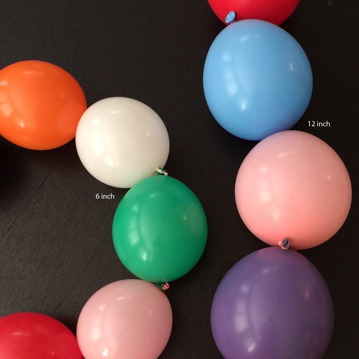 Wrapables 12 inch Latex Link-O-Loon Balloons (30 Pack)