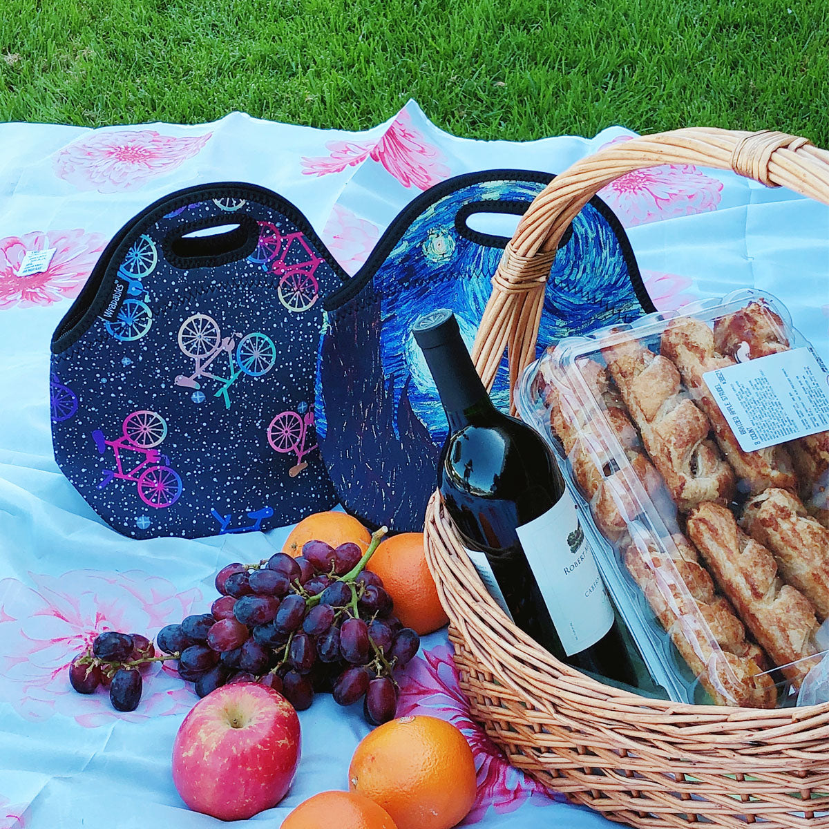 Wrapables Insulated Neoprene Lunch Bag