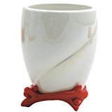 Coral Ceramic Tumbler (3.25"Dx4"H)