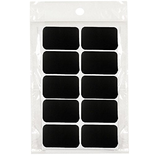 Wrapables Set of 40 Chalkboard Labels / Chalkboard Stickers