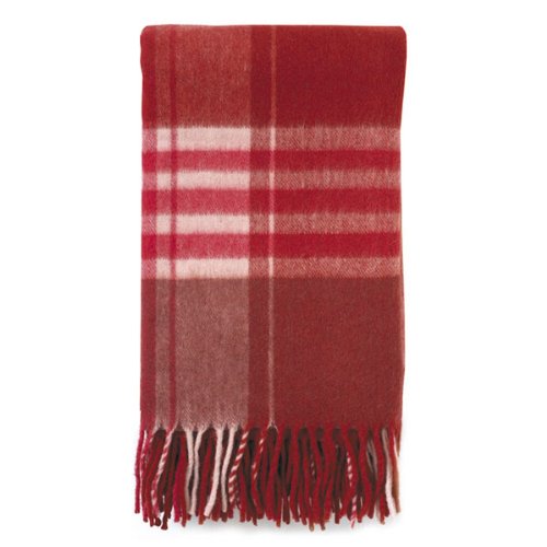 Sydney Plaid Throw - Chili