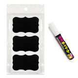 Wrapables Set of 51 Chalkboard Labels / Chalkboard Stickers - 3.5