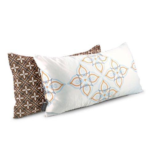 Kaleidoscope Throw Pillow - Petite Grande in Sunshine (24" x 13")