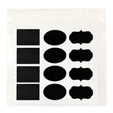 Wrapables Set of 36 Chalkboard Labels / Chalkboard Stickers- 3.5