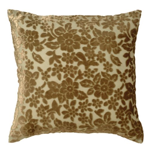 Bouquet Velvet Pillow Cover - Champagne