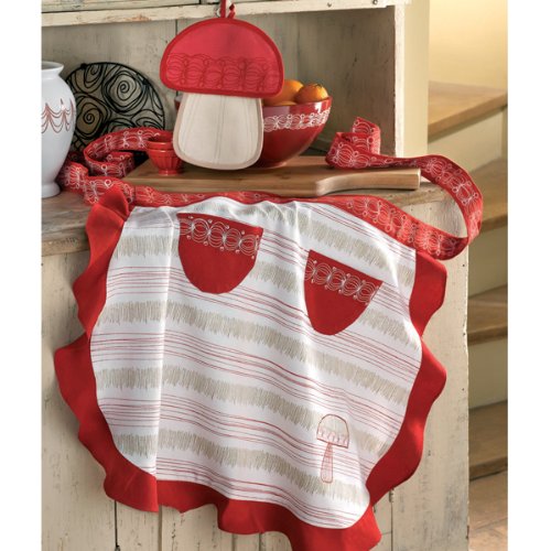 Mushroom Kitchen Apron & Mitt Set