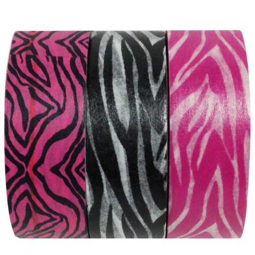 Wrapables Wild Side Washi Masking Tape (Set of 3)