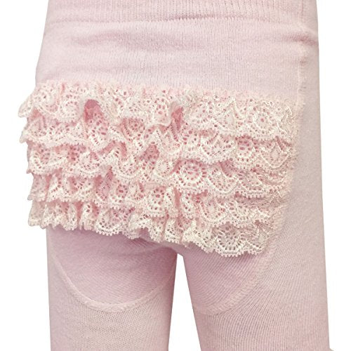 Wrapables Cotton Rhumba Tights for Baby Toddlers (Set of 2)