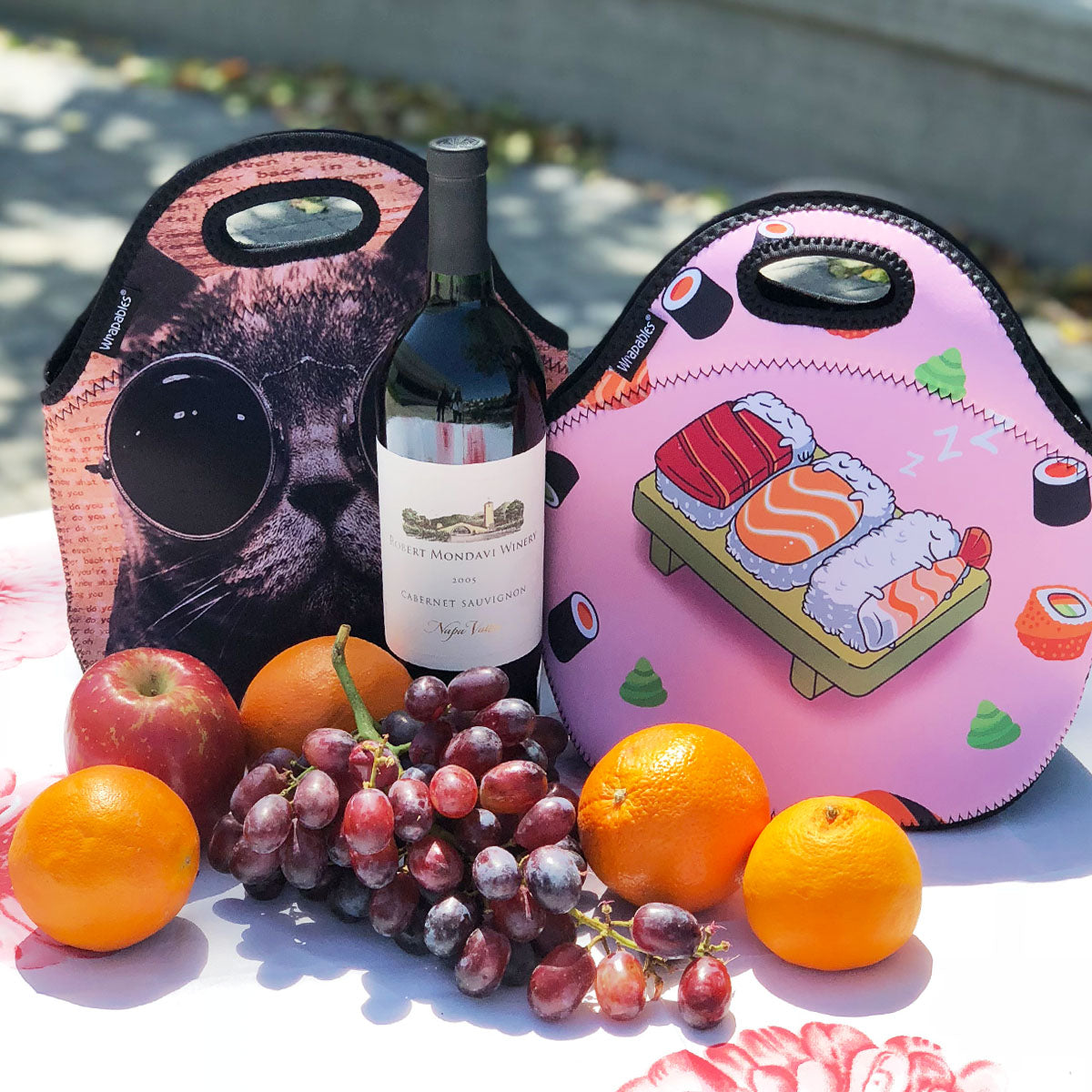 Wrapables Insulated Neoprene Lunch Bag