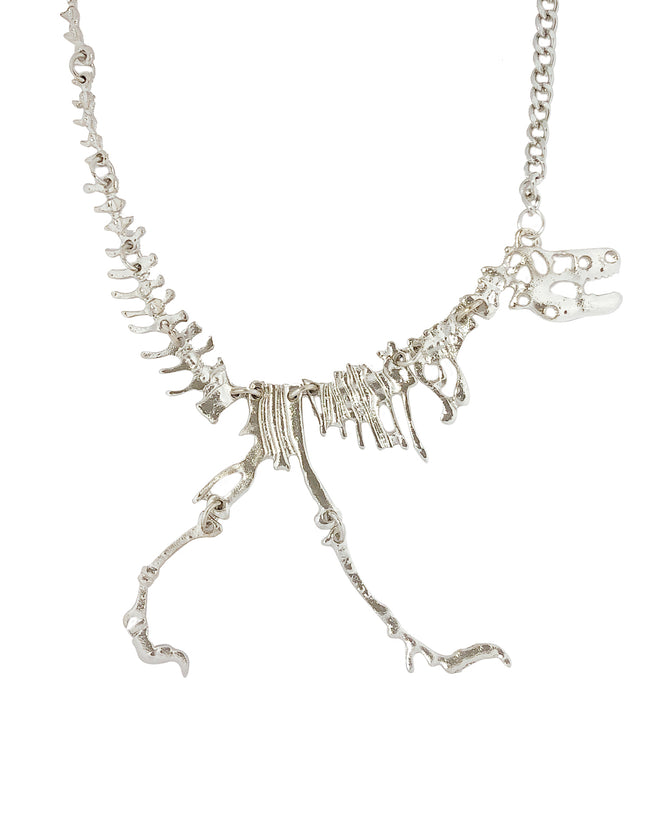 Wrapables Vintage Short Collar Dinosaur Necklace