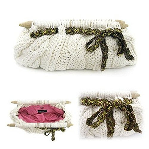 Cable Knit Clutch