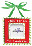Dear Santa Christmas Frame Ornament